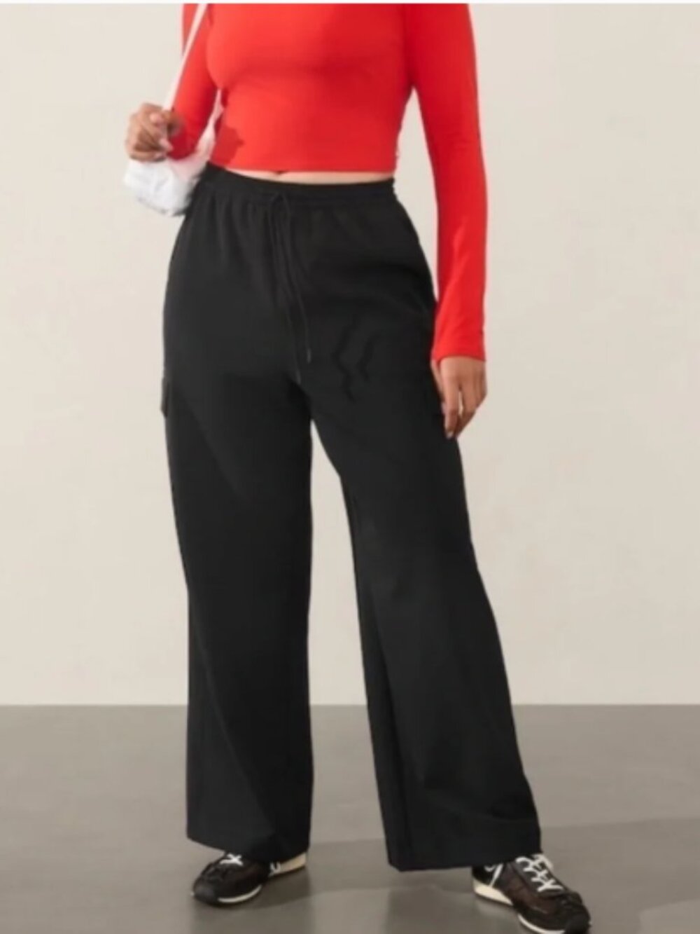 NWT Athleta Promenade Cargo Pant Black Size XS